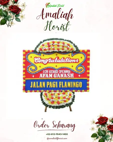 Sewa Papan Bunga Seguring Kecil